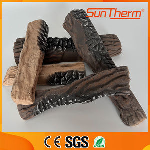 Modern <strong>Decorative</strong> Ceramic Fiber Fire <strong>Logs</strong> for Bioethanol Fireplaces SUNTHERM SUN-LMZ077 - Product Image 5