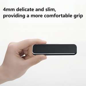 W Shape Flexible Portable Folding Aluminum Alloy Invisible <b>Mini</b> Metal <b>Stand</b> Adjustable Height Universal Desk 3M Adhesive <b>iPad</b> - Product Image 4