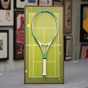 <span class=keywords><strong>Cadre</strong></span> <span class=keywords><strong>photo</strong></span> rectangulaire en bois massif et métal fait main, personnalisé, en forme <span class=keywords><strong>de</strong></span> raquette <span class=keywords><strong>de</strong></span> tennis, impression UV, design écologique, idée cadeau Wimbledon - Product Image 3