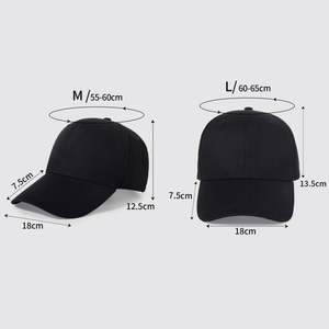 Vente en gros Casquette de baseball extra large Casquette de sport d'été pour hommes et femmes Casquette de baseball personnalisée avec logo - Product Image 3