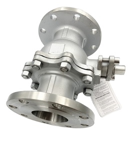 Cnjs Thép Không Gỉ Steel304 316L Của Nhãn Hiệu Con Dấu Mặt Bích Nổi Bóng Van Nhiệm Vụ Nặng Nề 2507 2205 DN50 Thép Không Gỉ Bóng Van - Product Image 1