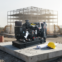 Groupe électrogène diesel triphasé 50/60Hz de type ouvert 200kw 300kw 400kw, puissance de pointe pour l'industrie, le commerce et l'alimentation de secours
