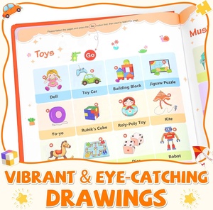 Livre sonore éducatif <span class=keywords><strong>en</strong></span> <span class=keywords><strong>anglais</strong></span>, jouets éducatifs, plus de 470 sons, jouet interactif d'apprentissage de l'<span class=keywords><strong>anglais</strong></span> <span class=keywords><strong>pour</strong></span> enfants - Product Image 5