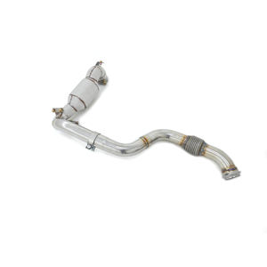 CSZ Factory Direct 200 Cell Catted Downpipe pour Mercedes Benz A180 A200 <span class=keywords><strong>A250</strong></span> A260 <span class=keywords><strong>AMG</strong></span> W176 2.0T, bouclier thermique, tuyaux d'échappement - Product Image 1