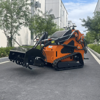 Broyeur forestier MYO, chargeur compact sur chenilles, mini-chargeur diesel, moteur diesel, capacité de la benne de 0,12 m, puissance de 17 kW, poids de 1200 kg