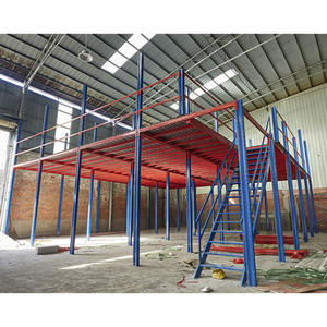 Sistem Lantai Mezzanine Baja Tugas Berat yang Dapat Disesuaikan |   Platform Penyimpanan Gudang Bertingkat untuk Penggunaan Industri - Product Image 5