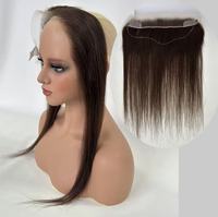 Cierre frontal de encaje suizo transparente de alta densidad y calidad superior 13*4 12*2 4*5 5*5 6*6 3*5 Cabello humano virgen natural