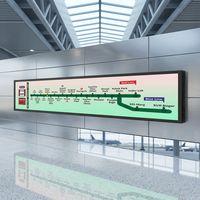 Módulo TFT-LCD para Exteriores de 48 Pulgadas con Clasificación IP65 y Animación para Mapas Dinámicos de Rutas en Metro y Ascensor