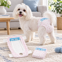 Hygienehöschen für Weibliche Hunde vom Hersteller: Einweg, Schnell Absorbierend, Elastische Beinabschlüsse für die Wärmezyklus-Pflege