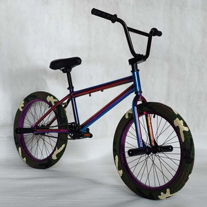 Bicicleta <span class=keywords><strong>BMX</strong></span> de 20 Pulgadas de Alta Calidad al por Mayor, Bicicleta de Carreras de Estilo Libre Urbano de una Sola Velocidad, Cuadro de Acero con Alto Contenido de Carbono, Llantas de Aleación de Aluminio - Product Image 4