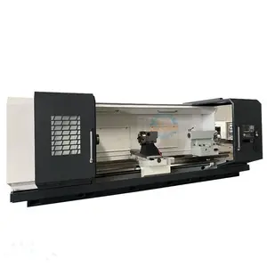 Máquina de torno pesado ck6180 ck61100 ck61125, máquina de torno resistente com controlador cnc grande