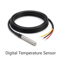 Original IP68 Waterproof 1-Wire for NTC Temperature Sensor with 4mm Diameter Probe for Air Conditioner Use