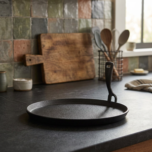 Piastra in ghisa con pinze 26 cm 2 cm di spessore EAN 8411922452099 (Ibili 625926) - Product Image 3