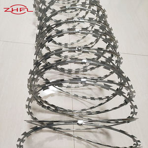 Fil barbelé en acier 304/316/316L en gros avec revêtement pour prison, bobine de 30m CBT65, maille peinte en promotion - Product Image 3