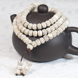 Bodhi Seed <b>Bracelets</b> 108 Beads Natural Stone Hand Polished Religious Ceremonies Unisex Jewelry - Product Image 2