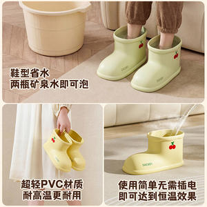 รองเท้าแช่เท้าเชอร์รี่ เครื่องทำความร้อนขาแบบไฟฟ้า ควบคุมอุณหภูมิคงที่ เครื่องทำความร้อนเท้าแบบพกพาสำหรับใช้ในบ้านสำหรับผู้ใหญ่ เป็นมิตรกับสิ่งแวดล้อม - Product Image 5