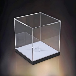 Thiết kế đơn giản 4-mảnh Acrylic Bóng Rack hiển thị trường hợp cho bóng đá bóng rổ bóng đá Trophy chữ ký lưu niệm hiển thị trường hợp - Product Image 2