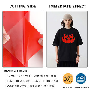 Camiseta de vinilo PVC brillante con adhesivo easyweed barata, tiendas de vinilo near me, mejor htv para ropa, venta al por mayor - Product Image 5