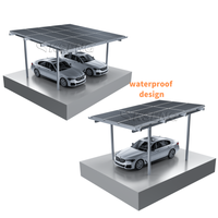 Structure étanche de système de montage d'abri solaire en aluminium de nouvelle conception pour le parking solaire