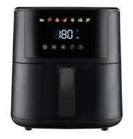 Anbolife Nouvelle friteuse à air numérique 8L avec revêtement antiadhésif, économie d'énergie et arrêt automatique pour usage hôtelier et domestique