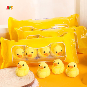 OEM Yummy Party Kids Snack per il tempo libero Little Yellow Duck Fruit Flavor 3D Marshmallow - Product Image 4
