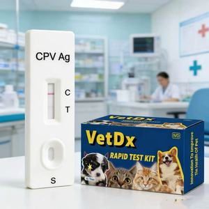 Prueba Rápida Casera para Mascotas, Polvo <span class=keywords><strong>de</strong></span> Albendazol, Enfermedad Canina por CPV-Ag, Parvovirus Canino, Cpv - Product Image 1