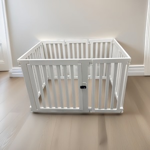 Piccolo cane medio per interni all'aperto cucciolo penna resistente per cuccia <span class=keywords><strong>Pet</strong></span> recinzione in plastica per cani box con cancello di isolamento - Product Image 5