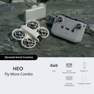 โดรน RC ขนาดเล็ก Neo Fly More Combo เครื่องบินบังคับวิทยุ เฮลิคอปเตอร์สี่แกน ของเล่นเครื่องบิน FPV NEO มินิโดรน - Product Image 3