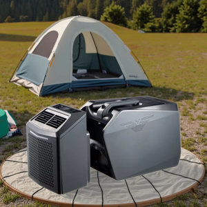Mini portátil de aire acondicionado refrigeración móvil AC 110V tiene diferentes grados con habitación de bebé de bajo ruido sin drenaje - Product Image 1