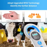Escáner Bluetooth de Alta Precisión NETUM DJ-130 RFID 125KHz 134.2K, Lector de Microchip para Mascotas, para Diagnóstico Clínico y Gestión de Ganado