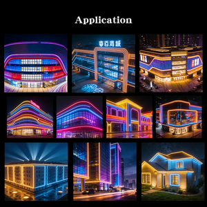Tira de Luz LED de Neón de Silicona Flexible Inteligente, 12-24V IP67 Impermeable, WiFi Integrado, Control por Aplicación y Control Remoto, Luz de Tubo de Neón RGB - Product Image 4