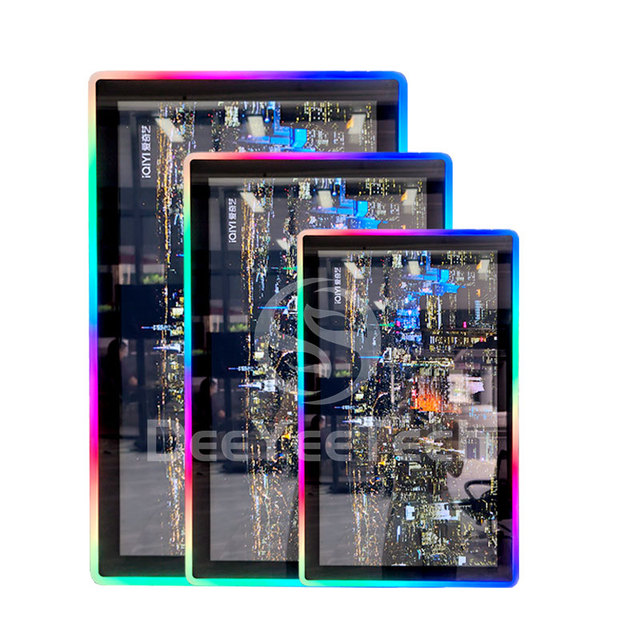 RGB Light 21.5" 23.8" 27" 32" 43" 2K 1080P Touchscreen PCAP Capacitive Multi Touch Screen Monitor for Photo Booth