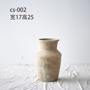 Abi-sabi, accessorio rustico stile retrò <span class=keywords><strong>per</strong></span> la decorazione da giardino, contenitore di fiori secchi, vaso decorativo in terracotta - Product Image 6