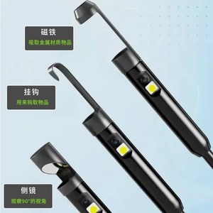 Endoscope vidéo HD avec objectif de 8 mm, câble semi-rigide résistant à l'huile pour l'inspection des cylindres hydrauliques et des corps de soupapes, pour le contrôle qualité en usine - Product Image 3