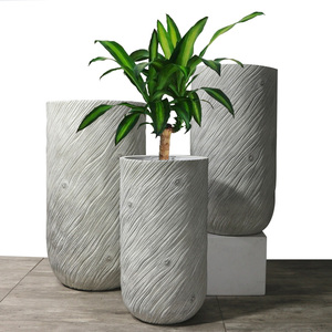 Jardinière de 41/60/75cm de haut, <span class=keywords><strong>prix</strong></span> de gros, grands pots pour plantes, extérieur, intérieur, grande taille, jardin, pots en fibre d'argile pour plantes - Product Image 5