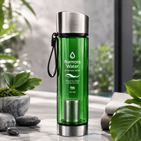 Bouteille d'eau alcaline hydrogénée de 600 ml avec sangle, bouteille d'eau riche en hydrogène portable