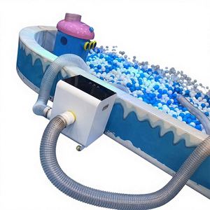 Machine de nettoyage entièrement automatique et haute efficacité pour balles de piscine à balles en mousse blanches, équipement forgé pour usage scolaire, vente en gros - Product Image 1