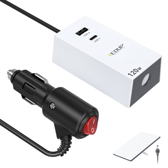 EP-SK0163 Starlink Mini Car Charger 36V Power Adapter with Dual USB Fast Charge for RV Vehicle Outdoor Travel