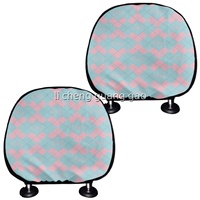 Housses de coussin de voiture Zeta Phi Beta au design personnalisé, adaptées à toutes les voitures et camions, housses décoratives de protection pour appuie-tête de siège de voiture