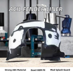 9837467680 <span class=keywords><strong>Acil</strong></span> TY483PE Forro Interior de Guardabarros Negro para CAMRY 17, Guardabarros para Automóvil - Product Image 2
