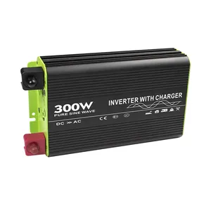 Inverter/Konverter Off Grid 300W-6000W, Praktis Kuat dengan Fungsi Pengisi Daya Ups DC 12V/24V/48V Ke AC