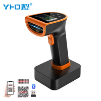 Lector de código de barras 2D inalámbrico 2,4G y Bluetooth manos libres opcional multicolor Escáner de código Qr de detección automática
