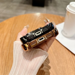 เคสโทรศัพท์มือถือแบบใสประดับกลิตเตอร์สำหรับ iPhone 16 Plus 17 Air Pro Max พร้อมกรอบเคลือบสีและฝาหลัง - Product Image 6