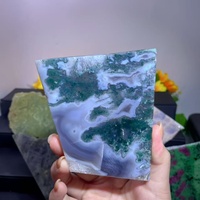 Vente en gros de plaques de cristal naturel mélangées, tranches de pierres précieuses polies, spécimens minéraux, pierres de guérison, plaques plates pour la décoration intérieure