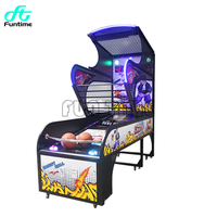 Jeux de basket-ball d'arcade professionnels Machines jeu de basket-ball électronique à pièces extérieur et intérieur