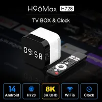 H96 MAX STB Premium 8K, décodeur 4K, streaming intelligent, Internet OTT, meilleur boîtier TV Android 12 Google, Europe, France, Allemagne, États-Unis