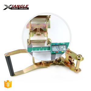 إبزيم سقاطة قابل للتعديل, 2 بوصة 50 مللي متر 5000 كيلوغرام مشبك سقاطة قابل للتعديل أبازيم جلد البضائع مع مقبض بلاستيكي - Product Image 6