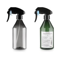 Bouteilles de pulvérisation de cheveux à brouillard fin transparent personnalisé avec déclencheur 100ml 300ml 500ml bouteille en plastique vide pulvérisateurs déclencheur à main bouteille de pulvérisation