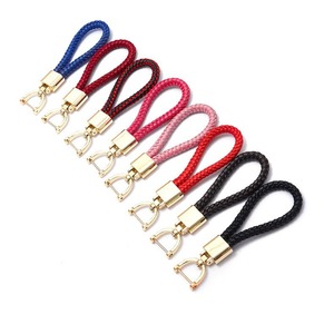 Creative Braided Car Keychain G3926 Zinc Alloy Horseshoe Buckle Home Use - Product Image 4