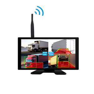 <span class=keywords><strong>Kit</strong></span> de surveillance solaire HD 4 canaux 10,1 pouces avec panneau de charge réglable et alerte piétonne pour flottes commerciales - Product Image 2